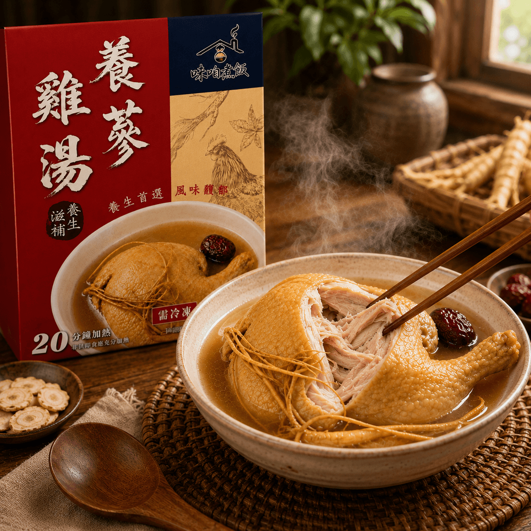 【味咱煮飯】養蔘雞湯