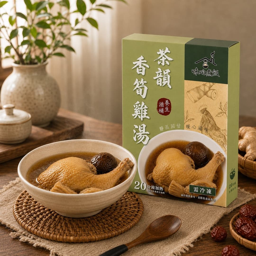 【味咱煮飯】茶韻香筍雞湯